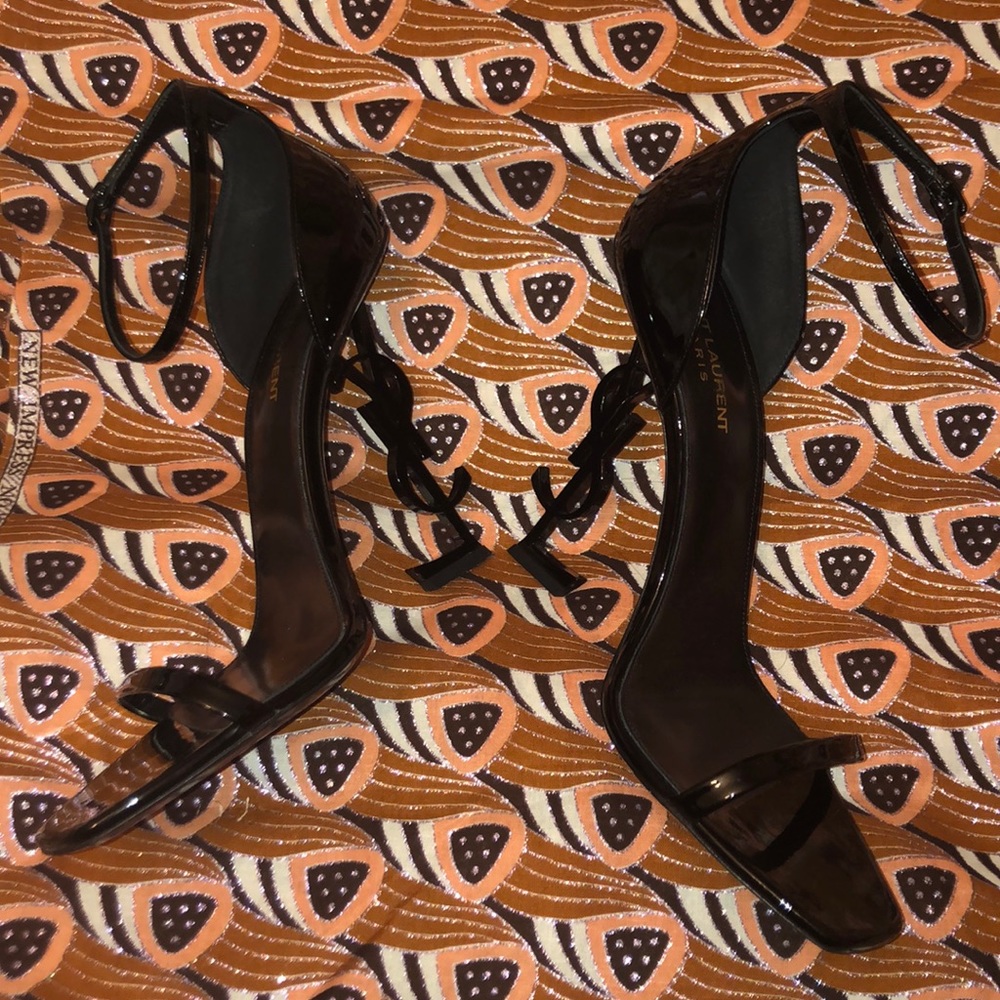 YSL OPYUM SANDAL HEELS